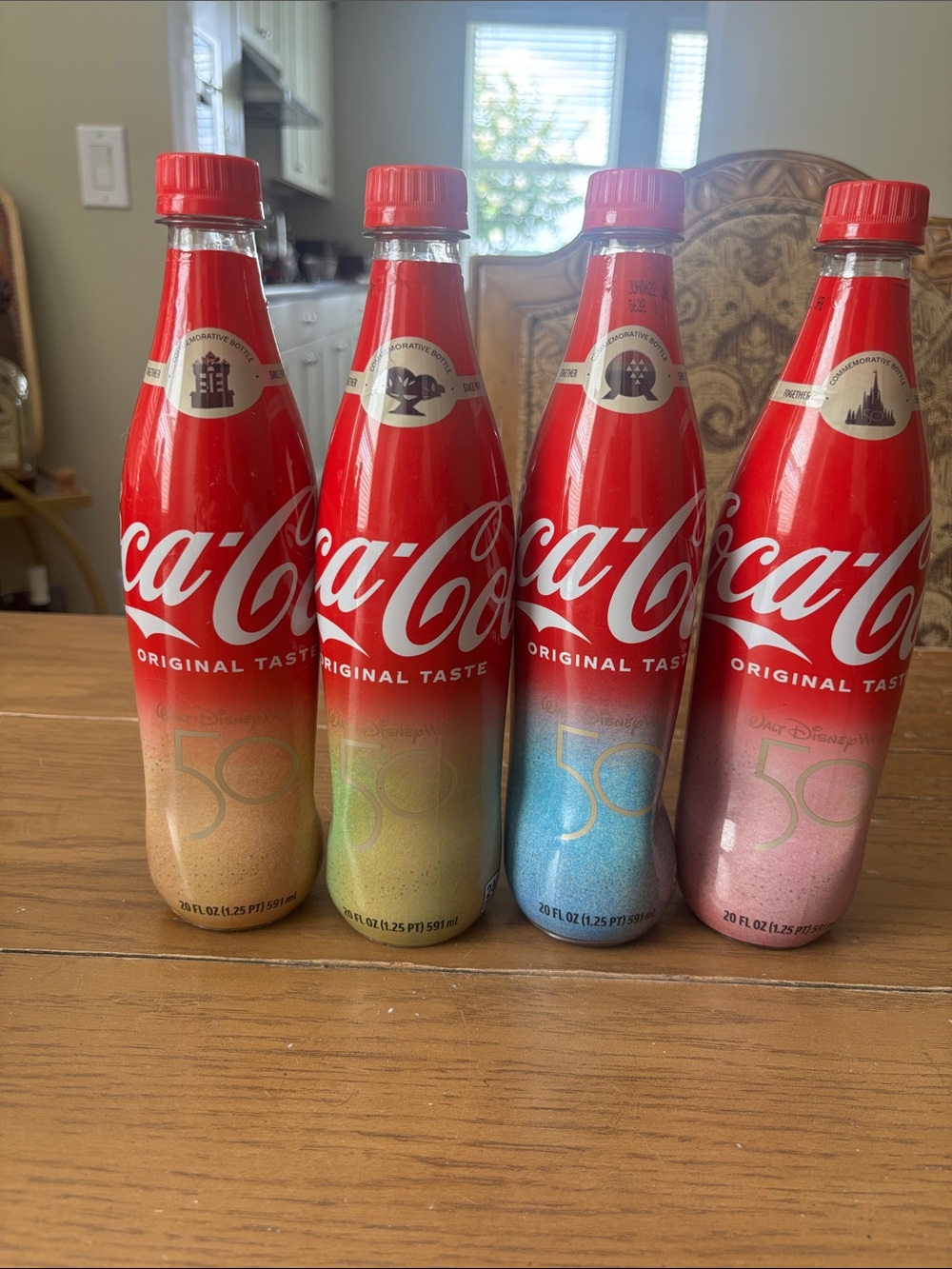50th Anniversary Walt Disney World Coca Cola bottles